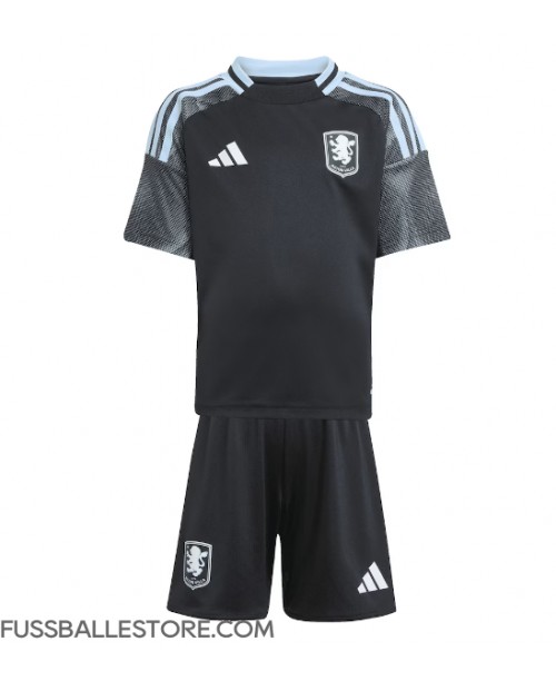 Günstige Aston Villa Harvey Elliott #9 Auswärts Trikotsatzt Kinder 2025-26 Kurzarm (+ Kurze Hosen)